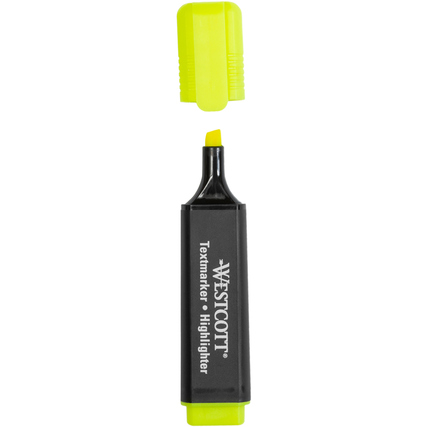 Westcott Textmarker 2-5mm gelb Keilspitze
