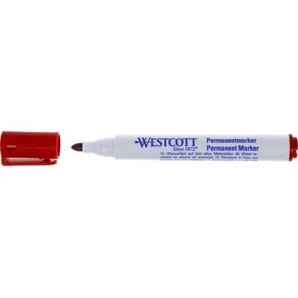 Westcott Permanentmarker rot Produktbild pa_produktabbildung_2 XL