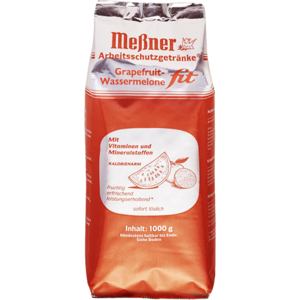 Instanttee Arbeitsschutzgetränk® Grapefruit-Wassermelone fit 1.000 g/Pack.