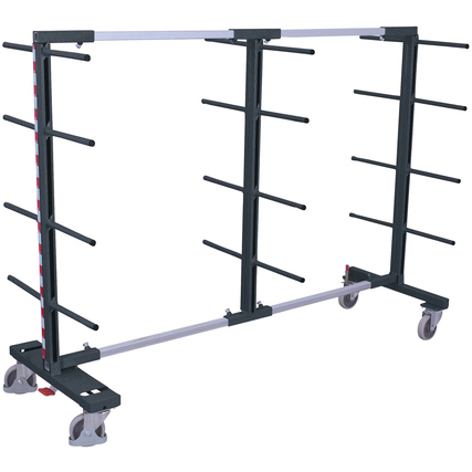VARIOfit Transportwagen 84-320 x 180 x 80 cm (B x H x T) 400kg 93,5kg