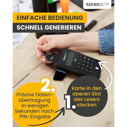 Personalausweisleser cyberJack® RFID komfort Produktbild pa_ohnedeko_2 XL