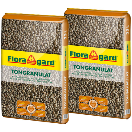 Floragard Tongranulat Sack 2 x 25l 2 St./Pack.