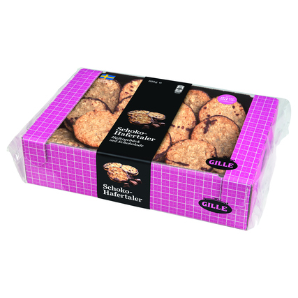 Gebäck Schoko-Hafer 525 g/Pack.