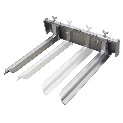 VARIOfit Zubehör Hubwagen Gabelzinken 45cm Stahl