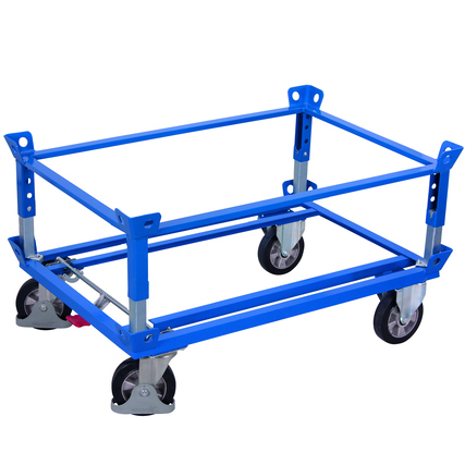 VARIOfit Zubehör Fahrgestell Aufsatzrahmen 127 x 87 cm (B x T) Stahl enzianblau