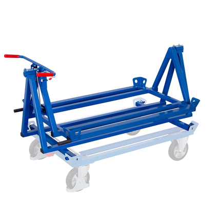 VARIOfit Zubehör Fahrgestell Kippaufsatz 87 x 70 x 159,5 cm (B x H x T) Stahl enzianblau