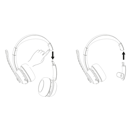 Hama Headset BT-800 Produktbild pa_anwendungsbeispiel_1 XL