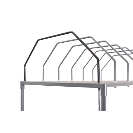 VARIOfit Zubehör Transportwagen Fachteiler 35 x 78,5 cm (B x T) Stahl, pulverbeschichtet