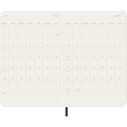 Moleskine® Buchkalender Juli 2026 - Dezember 2027 DIN A6 Softcover Produktbild pa_produktabbildung_5 XL