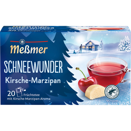 Meßmer Tee Schneewunder Kirsche-Marzipan 20 Btl./Pack.