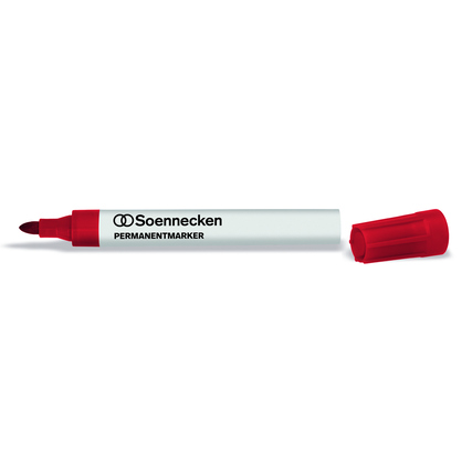 Soennecken Permanentmarker 10 St./Pack. rot Produktbild pa_produktabbildung_1 XL