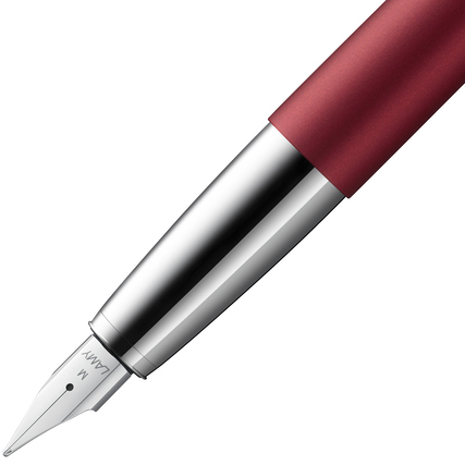 Lamy Füllfederhalter exklusiv studio M (Medium) royalred Produktbild pa_produktabbildung_3 XL