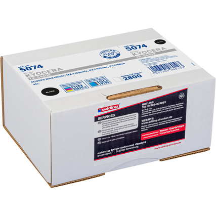 edding Toner kein Originalzubehör Kompatibel mit: KYOCERA TK-5440K EDD-5074 ca. 2.800 Seiten schwarz