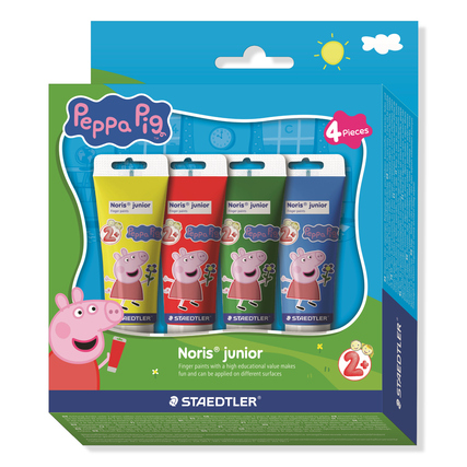 STAEDTLER® Fingerfarbe Noris® junior 8814 Peppa Pig 4 St./Pack. Produktbild pa_produktabbildung_1 XL