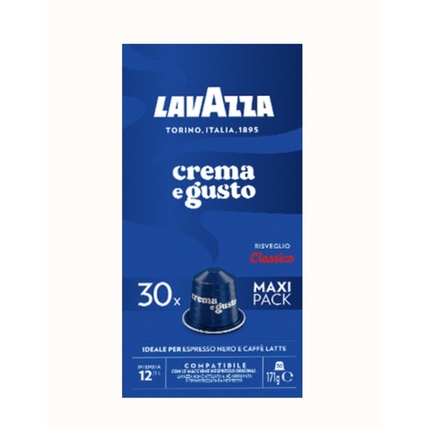 Lavazza Kaffeekapsel Crema e Gusto Classico Nespresso® Maschine Arabica, Robusta Intensität: 12 30 St./Pack.
