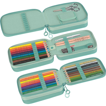 BRUNNEN Federmäppchen s'maepp Colour Code 3 Reißverschlüsse mint Produktbild pa_produktabbildung_3 XL