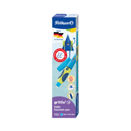 Pelikan Füllfederhalter griffix® Faltschachtel neon fresh blue Produktbild pa_produktabbildung_2 XL