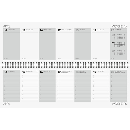BRUNNEN Querkalender 2027 Produktbild pa_produktabbildung_2 XL