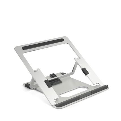 ALBA Notebookständer Aluminium/Silikon schwarz/alu