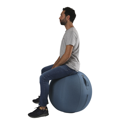 ALBA Sitzball entenblau Produktbild pa_anwendungsbeispiel_1 XL