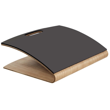 ALBA Fußstütze Ergofeet 45 x 13,5 x 35 cm (B x H x T) Holz schwarz
