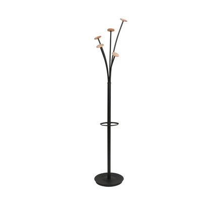 ALBA Garderobenständer Festival 188cm schwarz