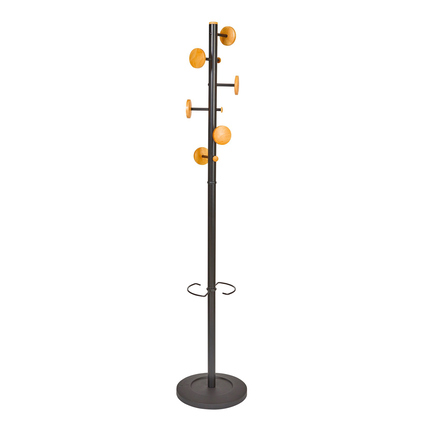 ALBA Garderobenständer Music 175cm schwarz