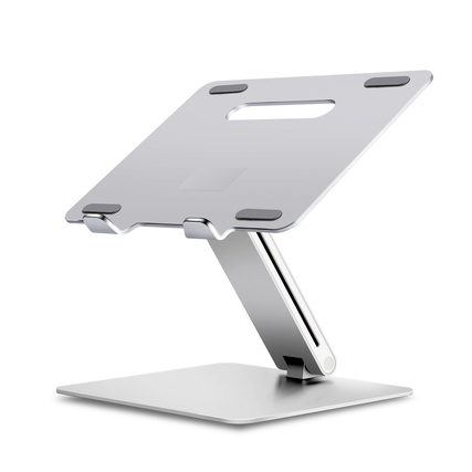 ALBA Notebookständer Aluminium/Silikon alu/schwarz