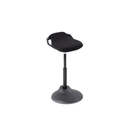ALBA Sitz-Steh-Hocker Flexy 29cm 10 % Polyurethan, 80% Polypropylen, 10 % ABS Kunststoff/Stahl schwarz