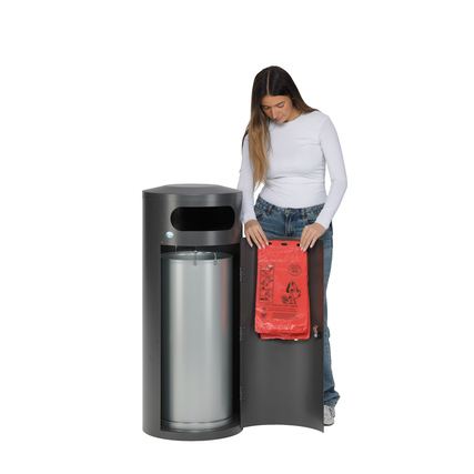 VAR Hundetoilette DS 3 eisenglimmer Produktbild pa_ohnedeko_2 XL