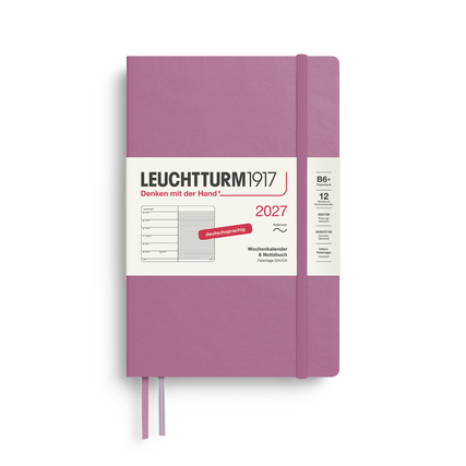 LEUCHTTURM 1917 Buchkalender Paperback DIN B6+ 2027 dusty Produktbild pa_produktabbildung_1 XL