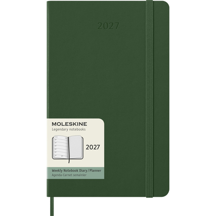 Moleskine® Buchkalender Large 2027 *Hardcover* myrtengrün Produktbild pa_produktabbildung_1 XL