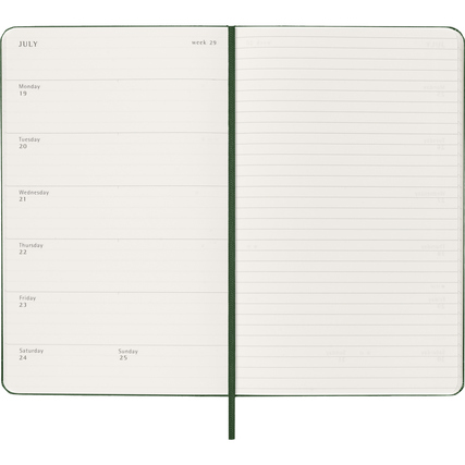 Moleskine® Buchkalender Large 2027 *Hardcover* myrtengrün Produktbild pa_produktabbildung_3 XL