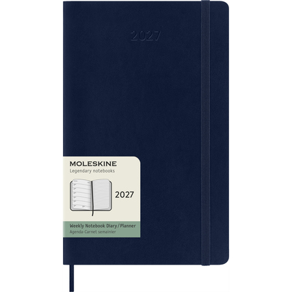 Moleskine® Buchkalender Large 2027 *Softcover* saphirblau Produktbild pa_produktabbildung_1 XL