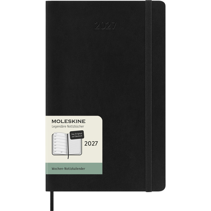 Moleskine® Buchkalender Large 2027 Softcover schwarz Produktbild pa_produktabbildung_1 XL
