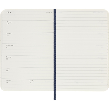 Moleskine® Taschenkalender Pocket 2027 Softcover saphirblau Produktbild pa_produktabbildung_3 XL