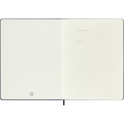 Moleskine® Buchkalender XL 2027 Hardcover saphirblau Produktbild pa_produktabbildung_2 XL
