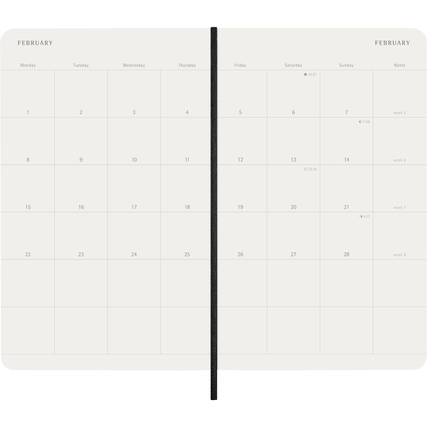 Moleskine® Taschenkalender Large Softcover 2027 Produktbild pa_produktabbildung_3 XL