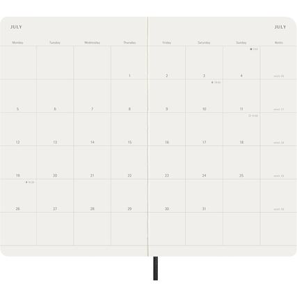 Moleskine® Taschenkalender Large Softcover 2027 Produktbild pa_produktabbildung_4 XL