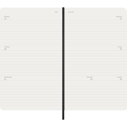 Moleskine® Taschenkalender Large horizontal Softcover 2027 Produktbild pa_produktabbildung_3 XL