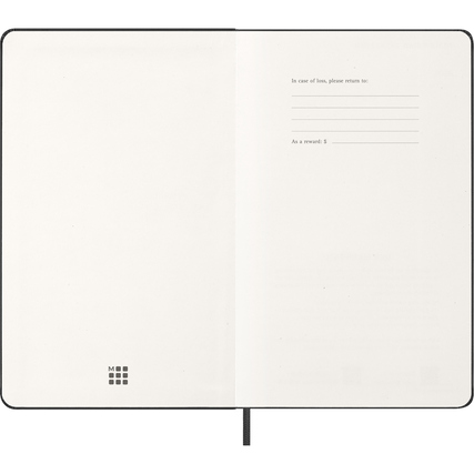 Moleskine® Taschenkalender Large vertikal Hardcover 2027 Produktbild pa_produktabbildung_2 XL