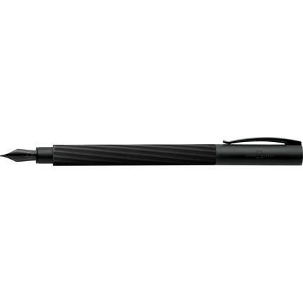 Faber-Castell Füllfederhalter Ambition Italic obsidian black M (Medium) Produktbild pa_produktabbildung_3 XL