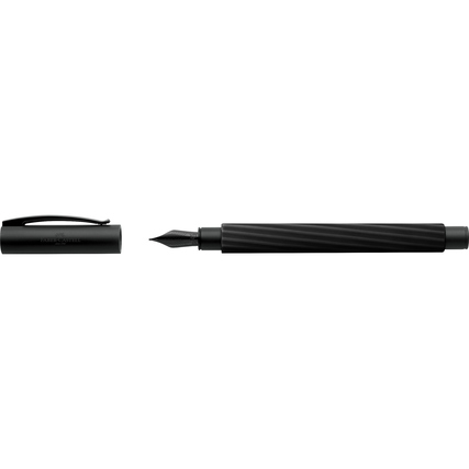 Faber-Castell Füllfederhalter Ambition Italic obsidian black M (Medium) Produktbild pa_produktabbildung_2 XL