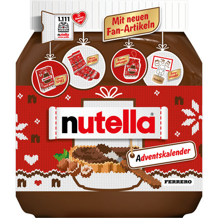 Nutella Adventskalender 528 g/Pack.