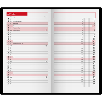 rido/idé Taschenkalender TM 11 2027 Produktbild pa_produktabbildung_2 XL