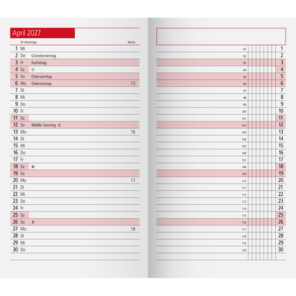 rido/idé Einlage Kalender TM 11 2027 Produktbild pa_produktabbildung_1 XL