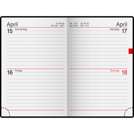 rido/idé Taschenkalender Industrie II 2027 Produktbild pa_produktabbildung_2 XL