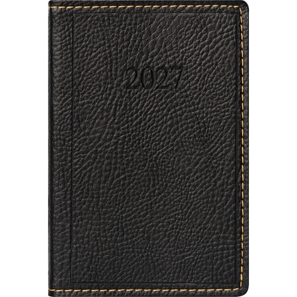 rido/idé Taschenkalender partner/Industrie I DIN A7 2027 Kunstleder schwarz Produktbild pa_produktabbildung_1 XL