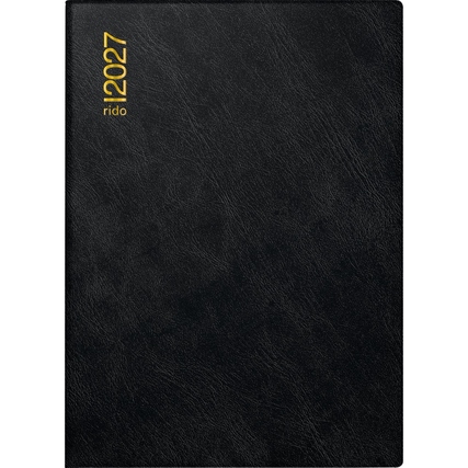 rido/idé Taschenkalender Technik III DIN A6 2027 schwarz Produktbild pa_produktabbildung_1 XL