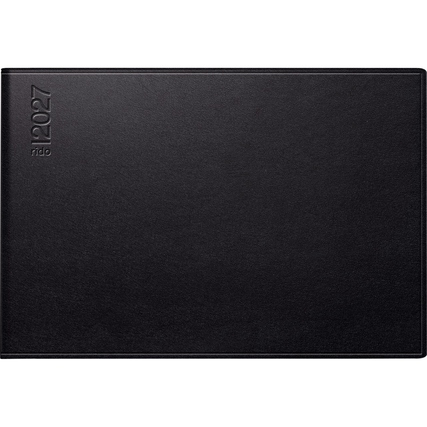 rido/idé Taschenkalender Septimus DIN A6 quer 2027 Kunststoff schwarz Produktbild pa_produktabbildung_1 XL
